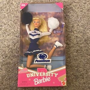 Vintage 1996 Penn State University Barbie.  New in box
